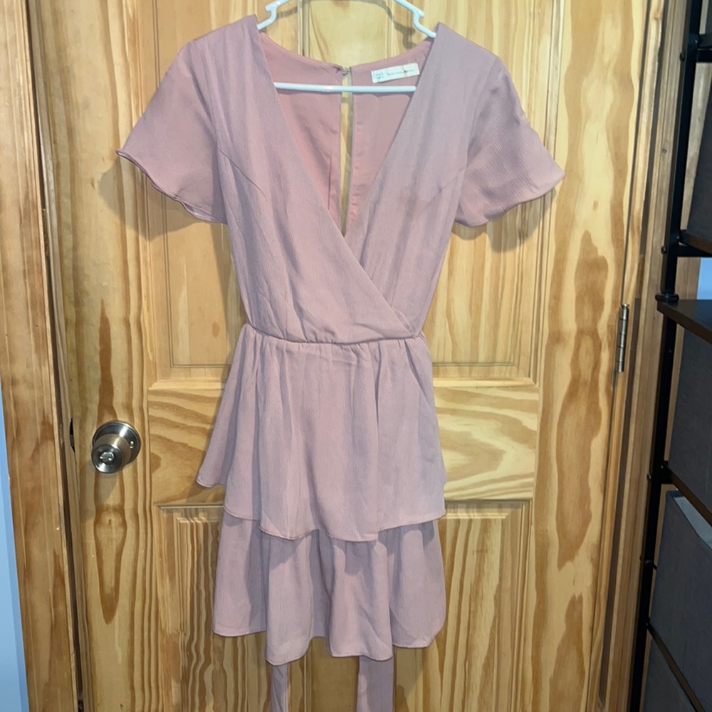 Dusty rose dress